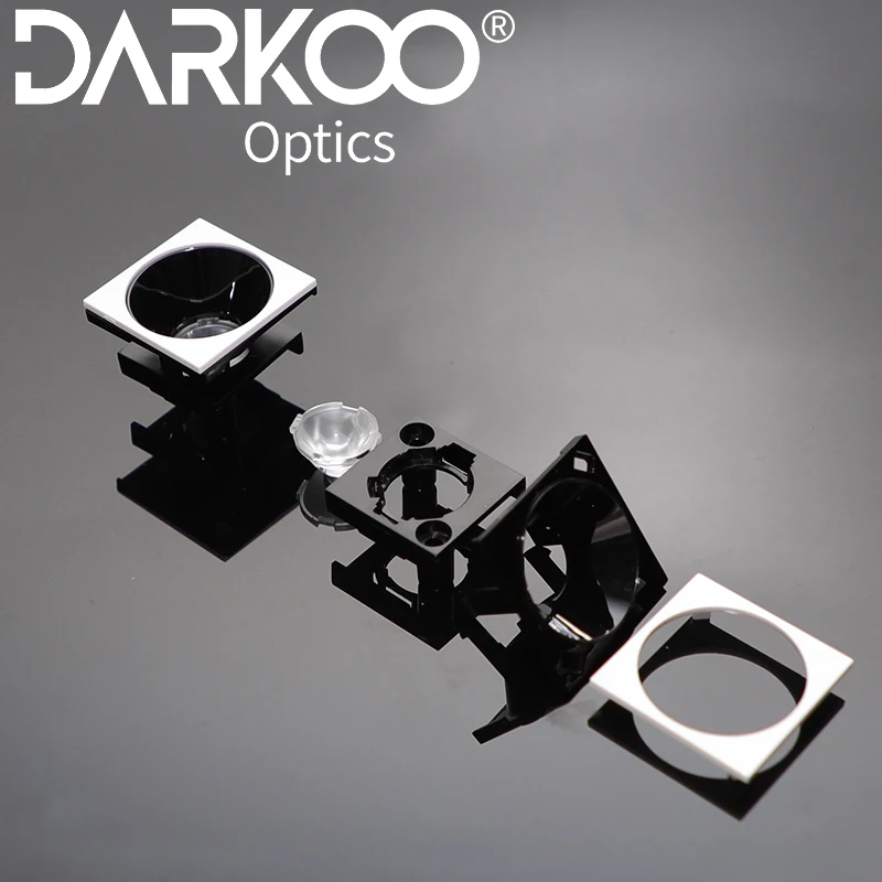 Optical Acrylic Lenses Narrow Beam Asymmetric Square Lens Deflection