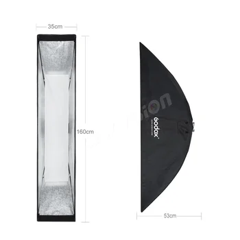 Godox 35*160cm 14"x 63" Rectangular Grid Honeycomb Soft Box Bowens Mount for Photo Studio Strobe Flash Light detail image