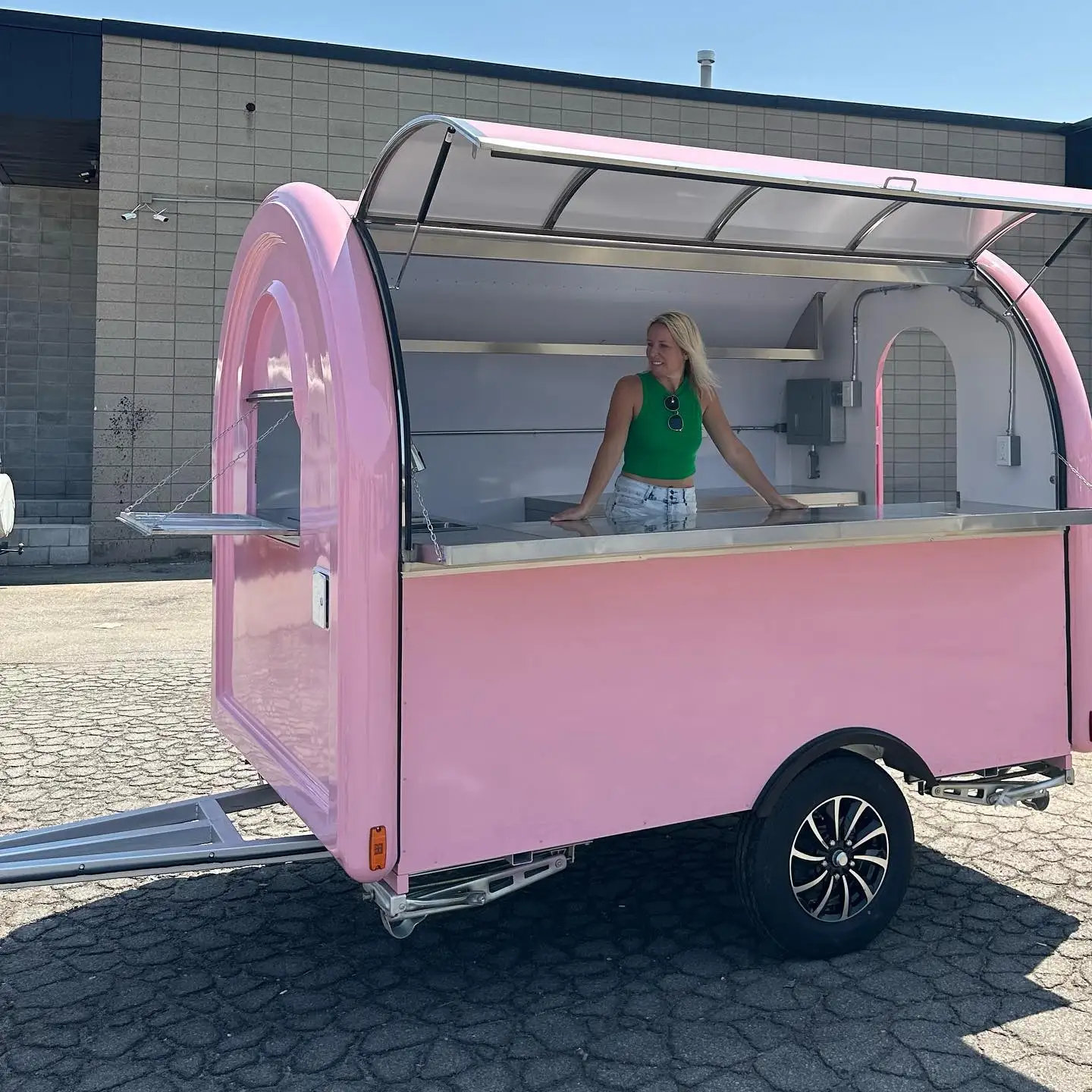 Hot Dog Ice Cream Cart Foodtruck Concession Food Trailer Fully Equipped