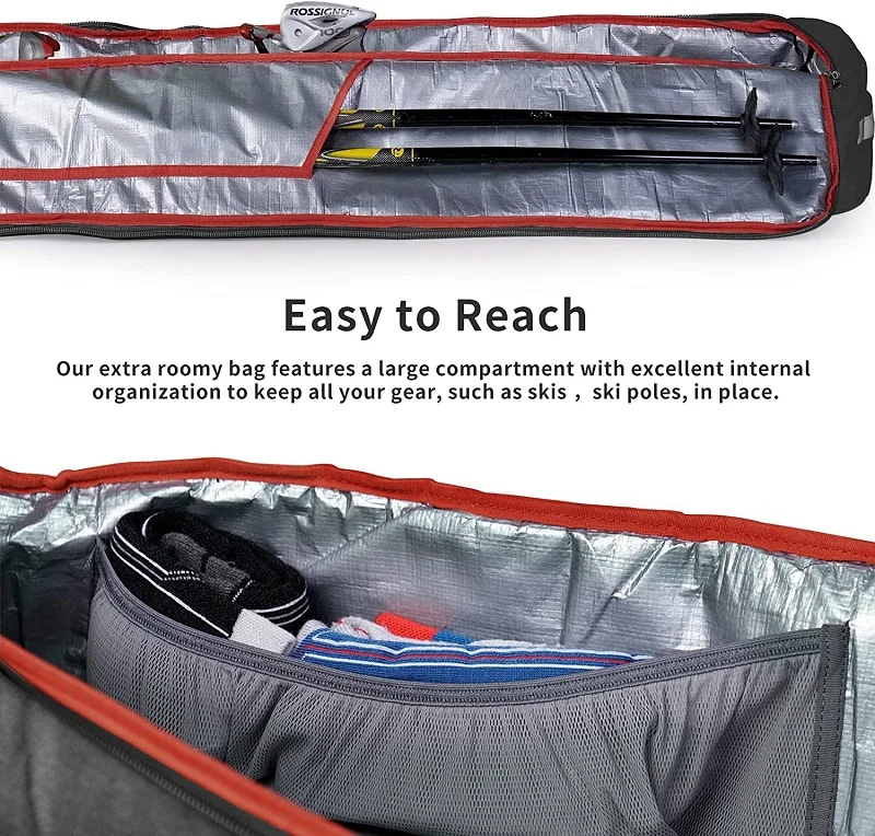 Large Capacity Polyester Snowboard Storage Bag Padded Snow Ski Bags