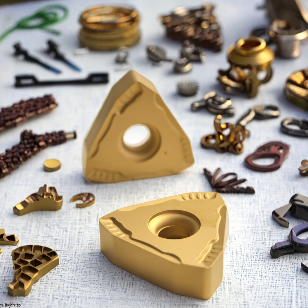 Carbide CNC Inserts Series Six Sided OD Scarfing Inserts for Pipe and Tubes