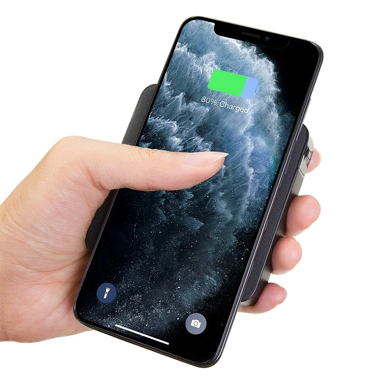 Новые продукты для iphone 10 Вт Беспроводное зарядное устройство портативное зарядное устройство 10000 мАч портативное зарядное устройство с 2 выходами на заказ быстрая Беспроводная зарядка qi портативное зарядное устройство