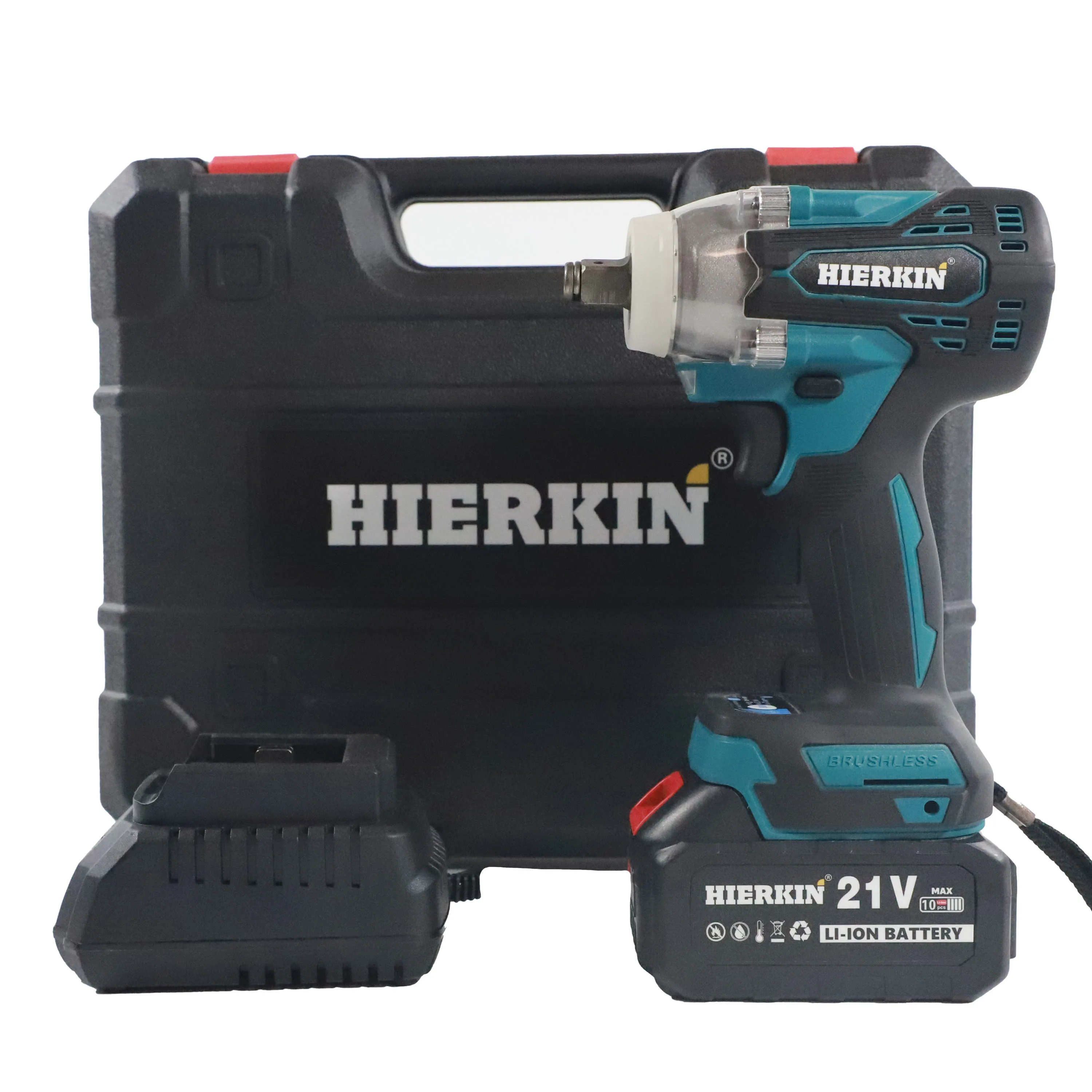 HIERKIN Hot Selling Machines and Tools Herramientas Automotriz Caja De Power Socket Wrenches Impact Wrench