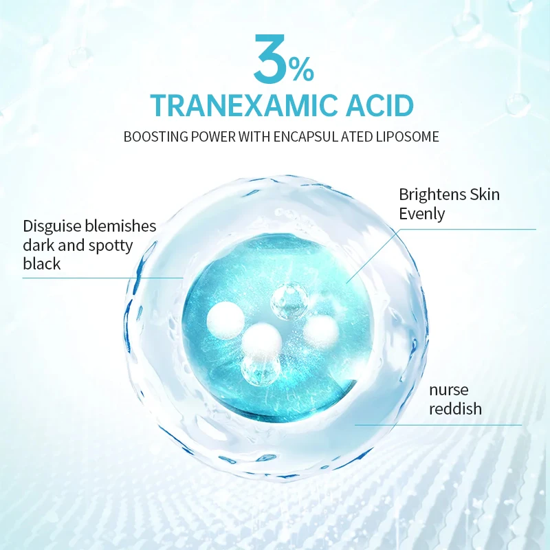 Custom Skin Whitening Smooth Glabridin Arbutin Tranexamic Acid