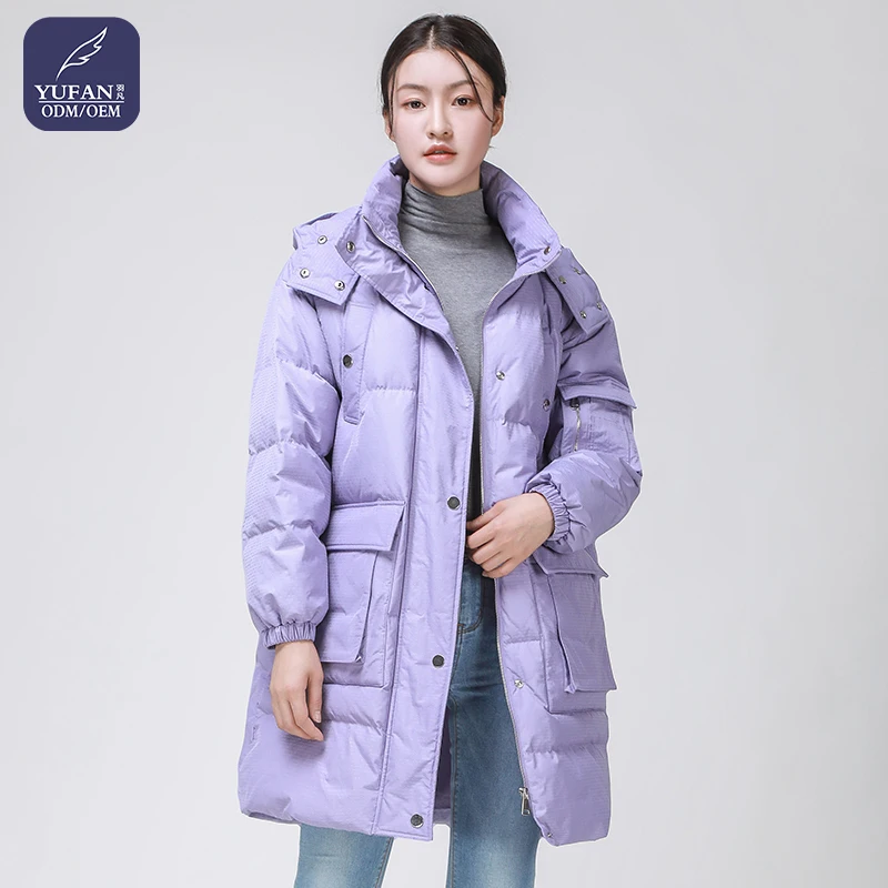 Yufan Top Quality Duck Feather Jacket Custom Recycle Polyester Winter ...