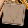 Collana arcobaleno oro-2