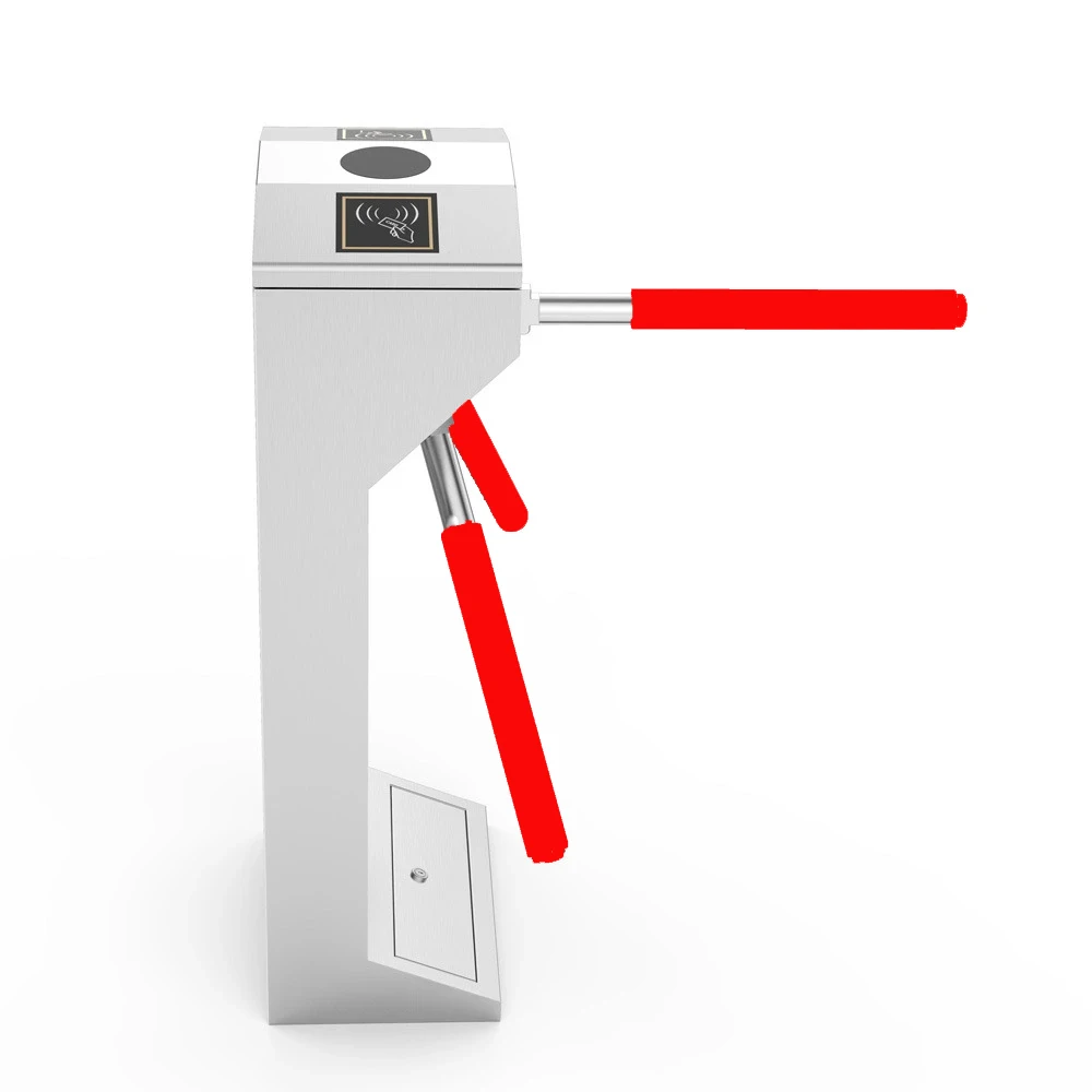 Three Roller Coin Operated Tripod Turnstile Gate for Public Toilets