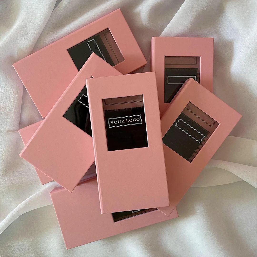 Top Korean Pbt Fibers Synthetic Eyelashes 817mm Easy Fanning Volume