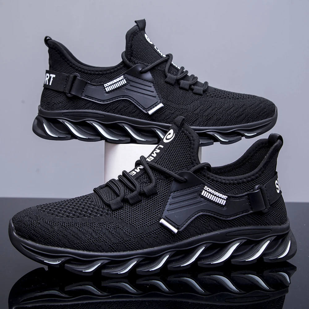 New Mens Casual Mesh Running Sports Shoes Fashion Breathable Athletic Sneakers