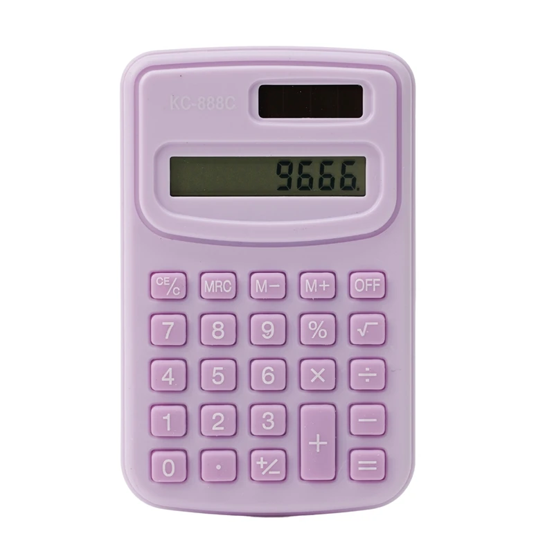 2024 New Small Calculator Silent Mini Version Learning Auxiliary Portable Multifunctional Scientific 8 Digits Calculator