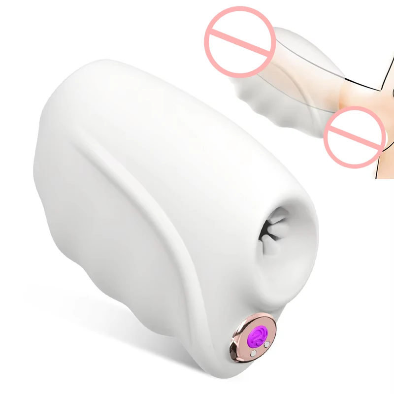 Wholesale Electric Male Masturbator Vibrator Medical Silicone Magnetic  Charging Portable Design for Men's Masturbation Exercise