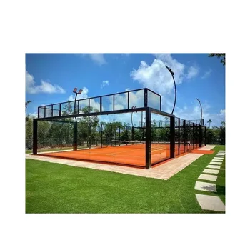 Factory ports court equipment padel court panoramic paddel tennis court
