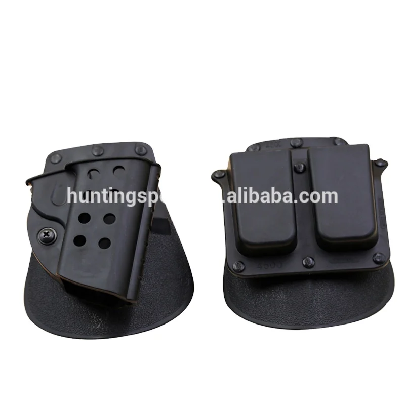 Paddle Police Gun Holster for 1911+4500 paddle mag