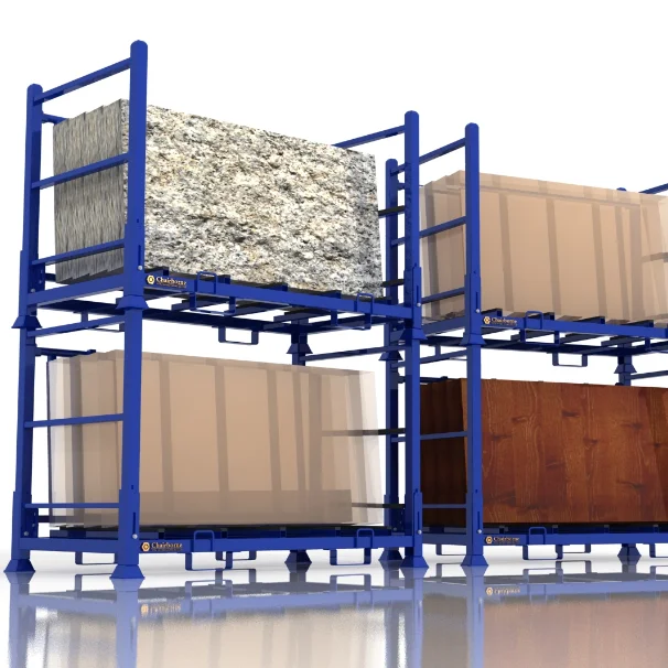 Factory Customized Storage Racks Glass Transport Shelf Sheets Warehousing Unit