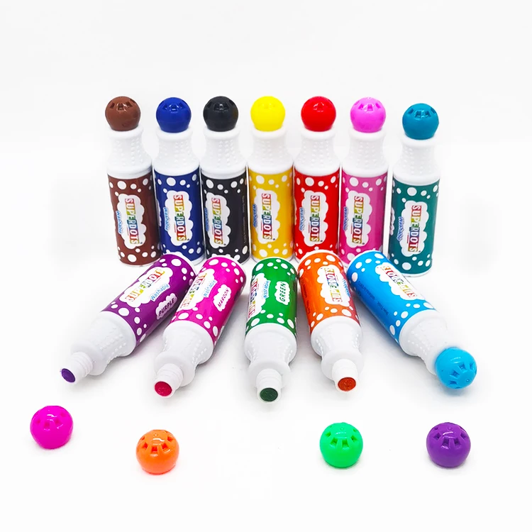 Ohuhu Washable Dot Markers for Toddler 12 Colors Bingo Daubers 40