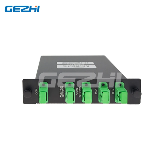 Filter WDM1r GPON 1310/1490 XGS-PON 1270/1577 Video 1550 OTDR 1625nm WDM filtro wdm1r Module for next-generation network NGPON
