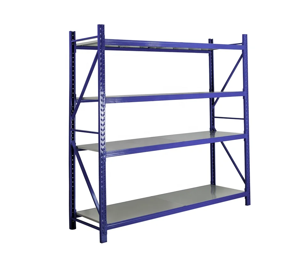 Abs Material Storage Rack European Style GreyWarehouse Industrial Racking System Pallet Racking System Boltless Shelving