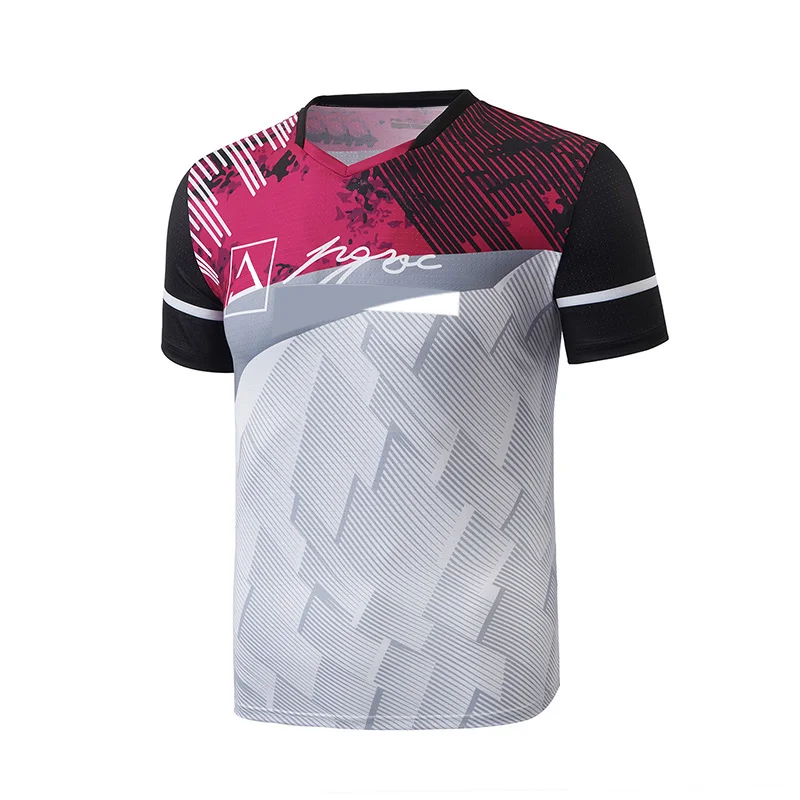 Sweat Absorbing Sunscreen Loose and Comfortable Personal Custom Sublimated Badminton Jersey