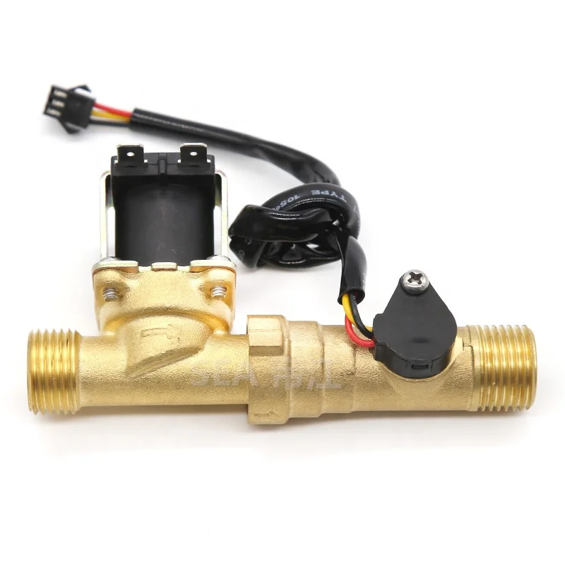 water heater brass hall sensor turbine