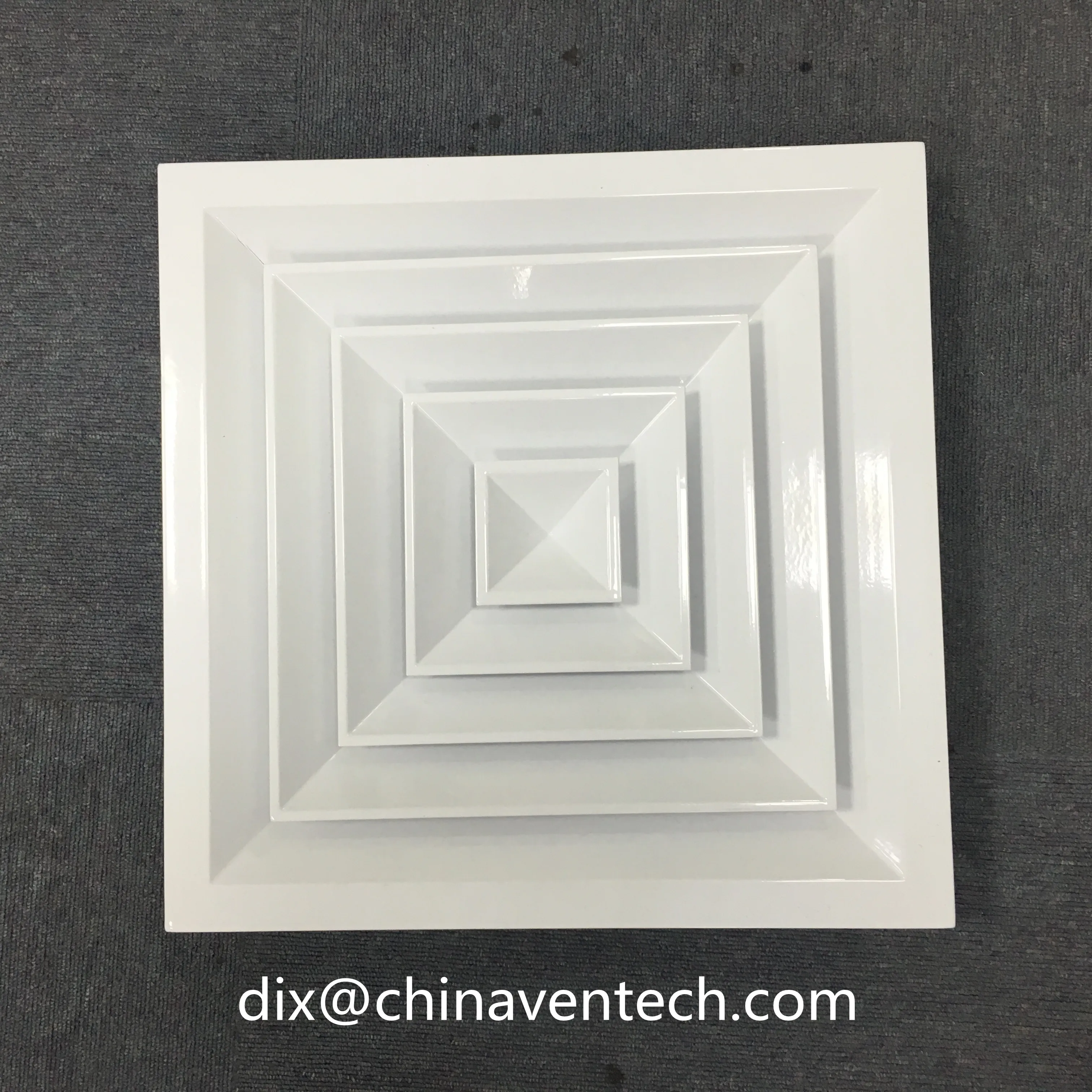 HVAC air outlets aluminum square diffuser ventilation return aluminum air diffuser air vent