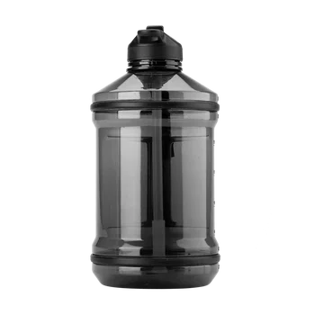 Wenshan Patent BPA free Tritan/PETG 2.2L half gallon PETG plastic sports Gym fitness bottle with handle