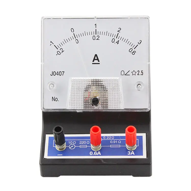 Students Analog DC Ammeter and Digital DC Voltmeter Physical Experiment Electrical Circuit Equipment Voltage Meters