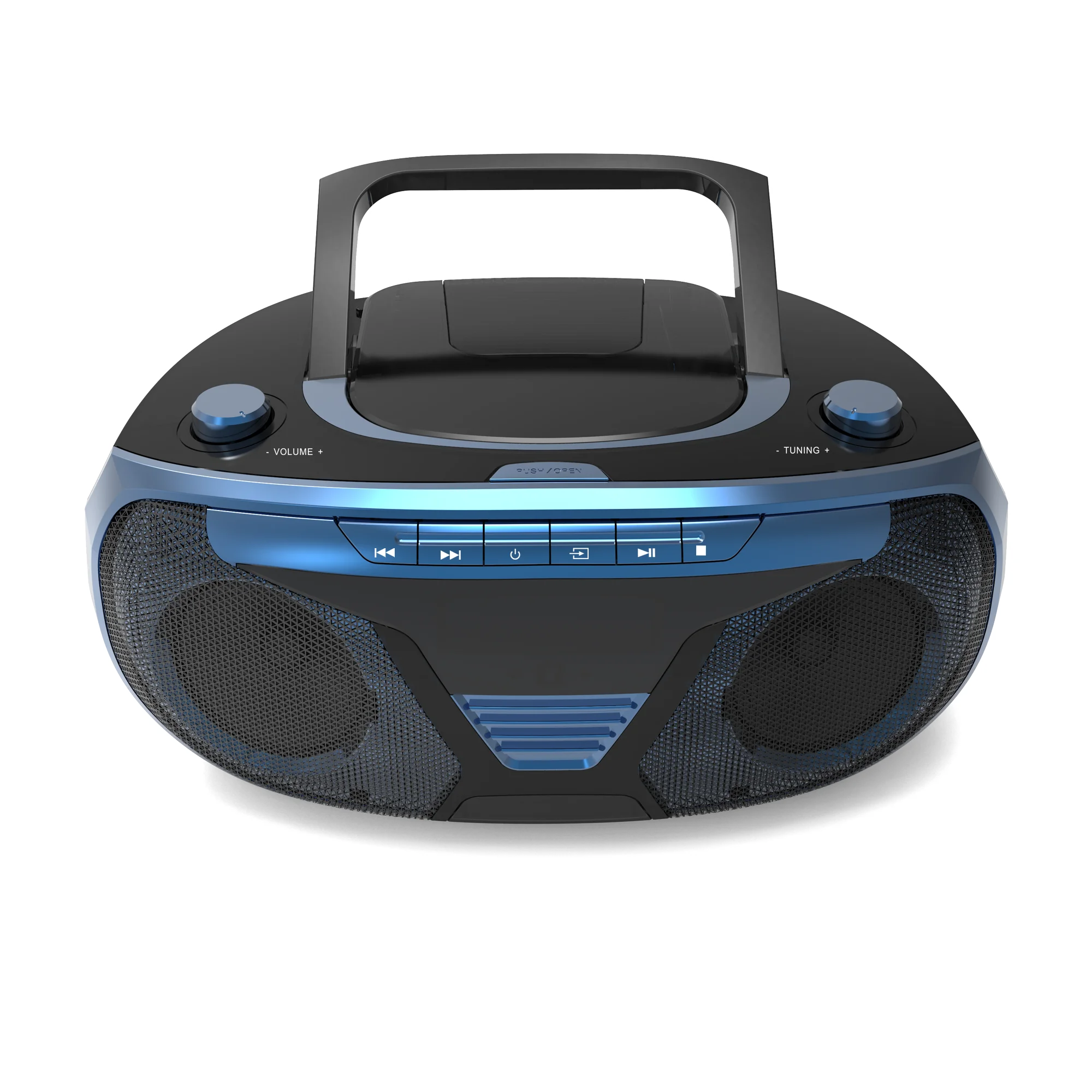 Portable Cd Boombox With Am/fm Radio & Aux-in Port