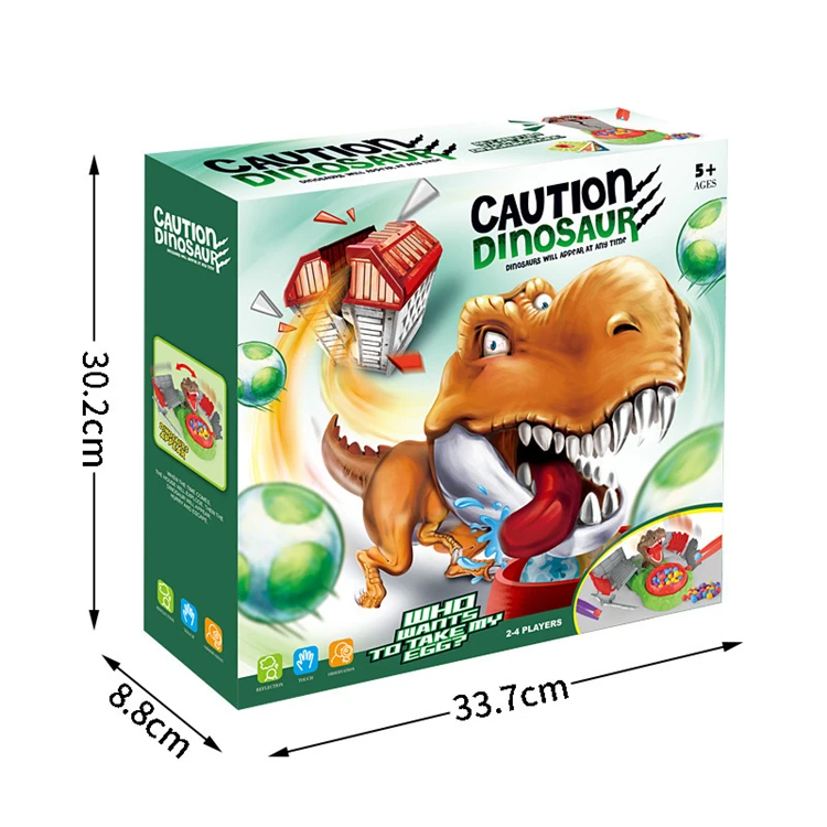 Caution Dinosaur Game Family And Friend Board Games Dinosaur