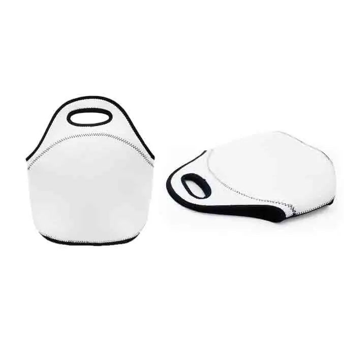 Оптовая цена, пользовательская водонепроницаемая изолированная белая Неопреновая большая сумка для обеда для сублимации
