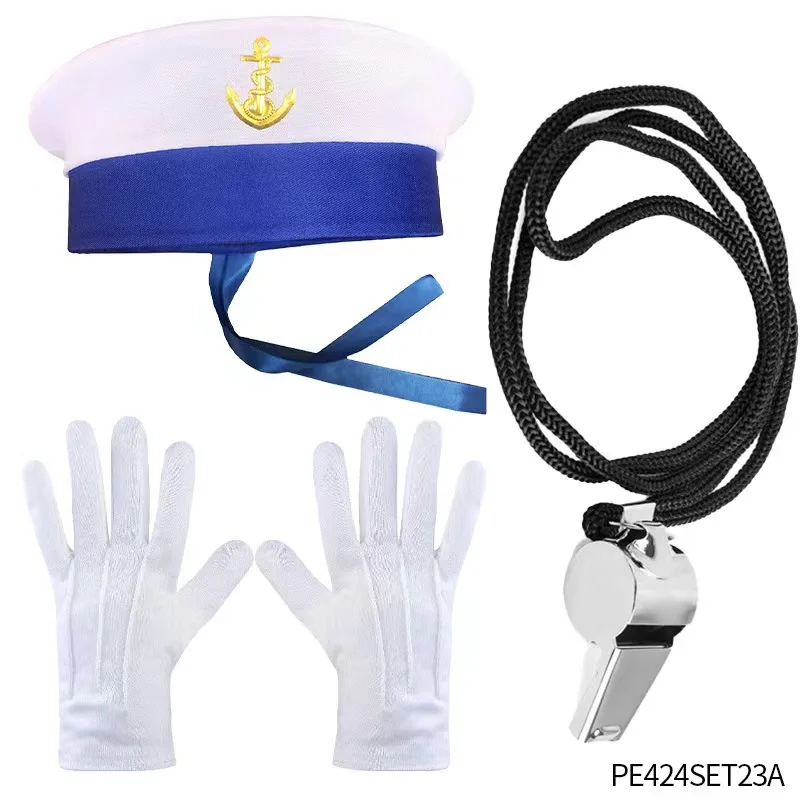MARINE ADMIRAL HAT Sailor Captains Embroidered Halloween Costume £8.15