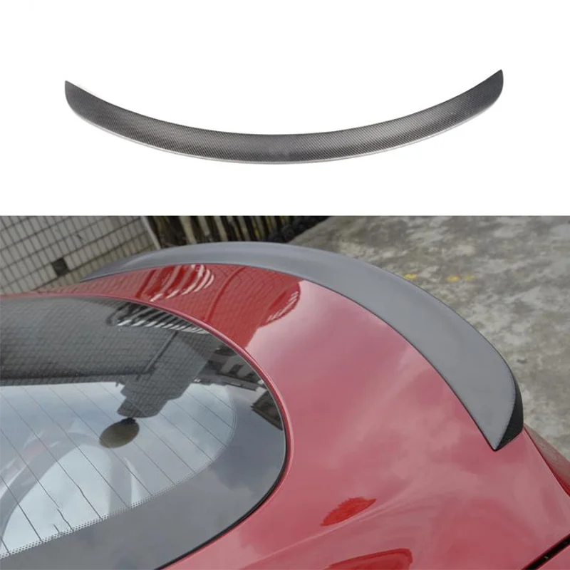 Carbon Fiber Matte Rear Trunk Spoiler Wing For Tesla Model S 2014-2020