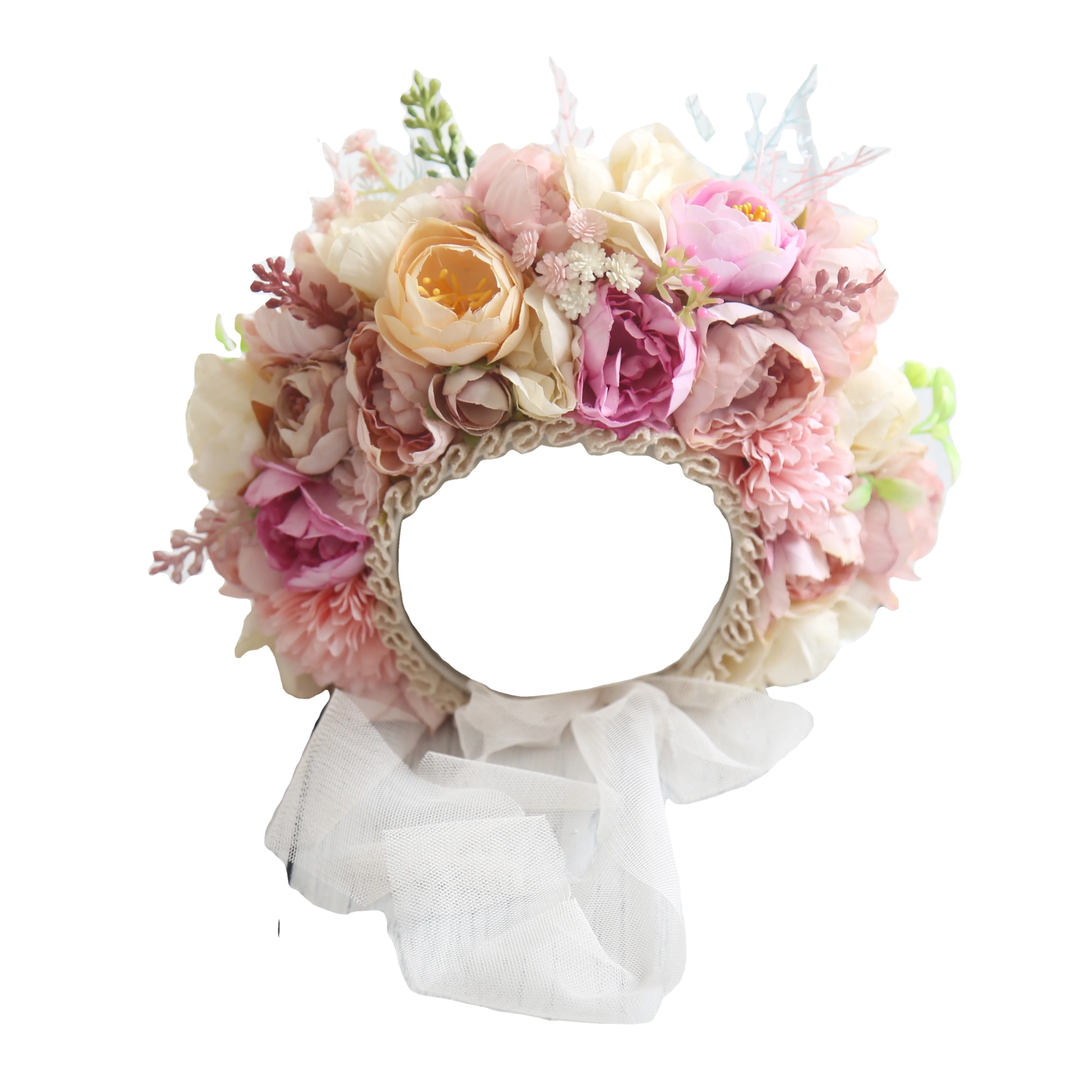 Винтажная Цветочная шляпка с подсолнухом для фотосъемки новорожденных детей ручная вязка шляпа с цветами для новорожденных девочек реквизит для фотосъемки