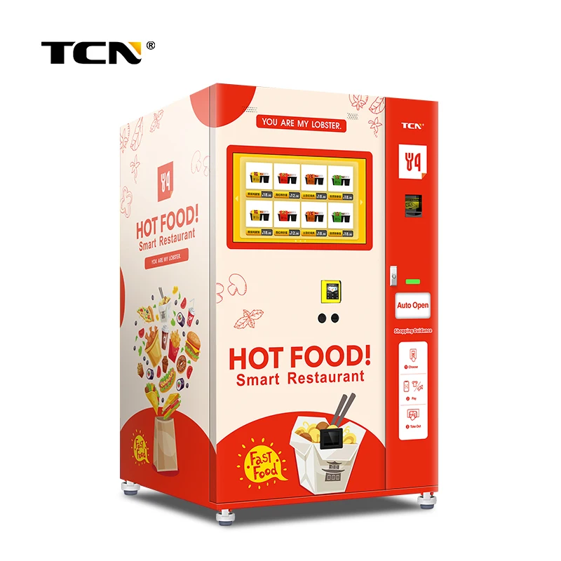 TCN Automatic Maquina Expendedora Fast Hot Food Hamburger Vending Machine for Sale