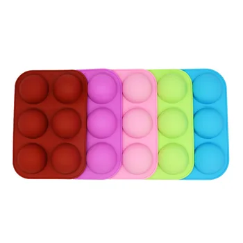 6 Even Small Semicircle Silicone Cake Mold Mousse Cake Mold Baking Tool Silicone Moulds