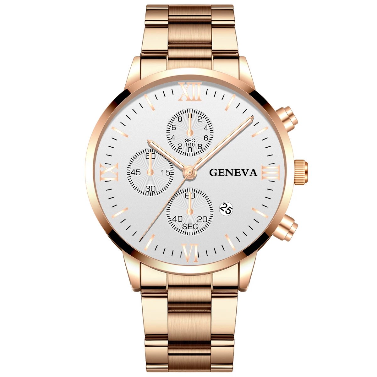 Men's Luxury Quartz Business Watch Steel Band, Oem Available