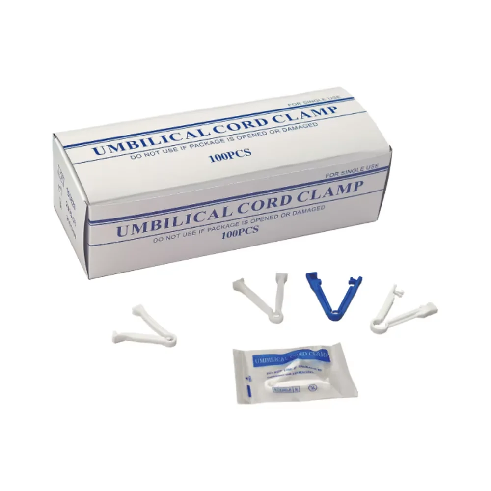 Sterile Disposable Medical Umbilical Cord Clamp PE Material EOS Type for Disinfection