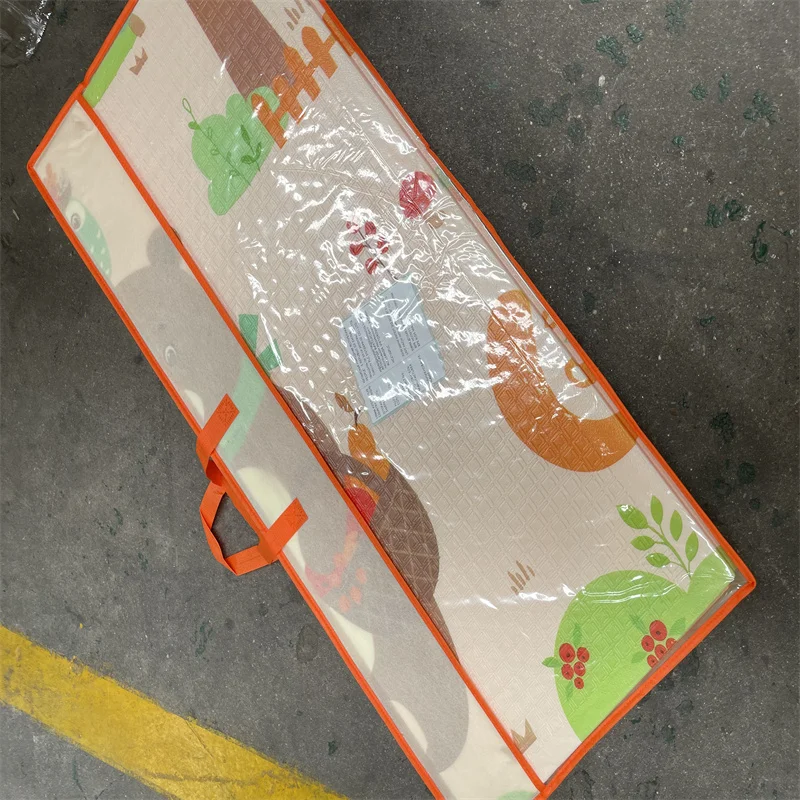 Waterproof Quality Foldable Green Color Xpe Floor Mate Play Mat for Baby Soft Toy Custom Logo Printed
