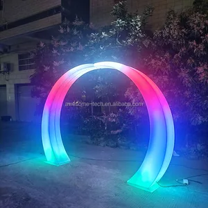 Rainbow LED Arch Light Waterproof Outdoor Decorative Lighting Remote Control Dimmable Modern Design for
