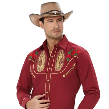 Générique Chemise Cowboy Western Pour Homme - Chemise