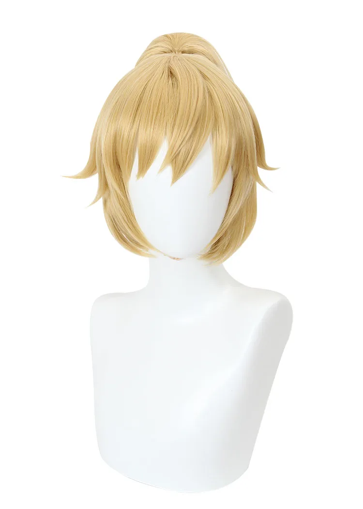 blonde male cosplay wig