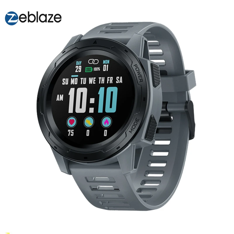 
 Полный Круглый сенсорный экран умные часы Zeblaze VIBE 5 PRO сердечного ритма в режиме реального мульти-Отслеживание занятий спортом IP67, водонепроницаемые Смарт-часы  