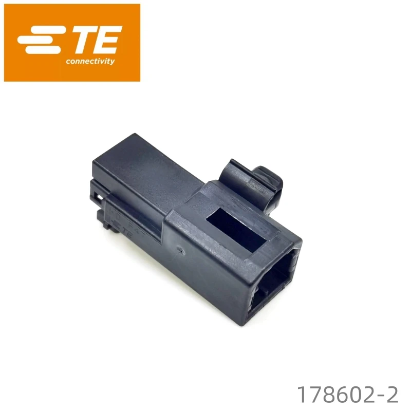 Original Multilock Connector TE 178602-2 AMP 2 Pin Black Panel Mount Male Housing