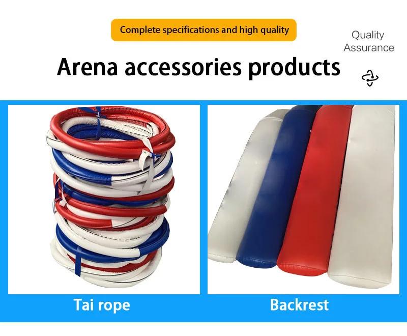 High Quality Steel Frame Boxing Ring Easy Installation Boxing Ring square Fully Equipped Boxing Ring Poles for Match