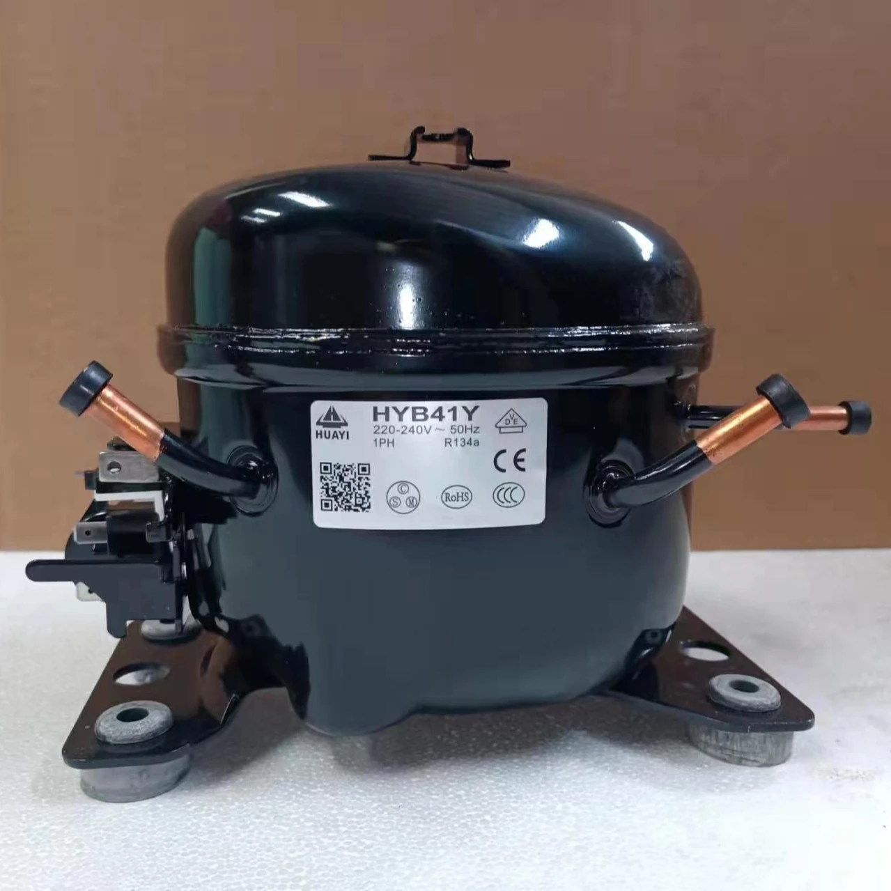 1/6HP HYS45Y R134a Cubigel Original Compressor Essential Freezer Fridge Refrigerator Part Homeappliance Household Parts