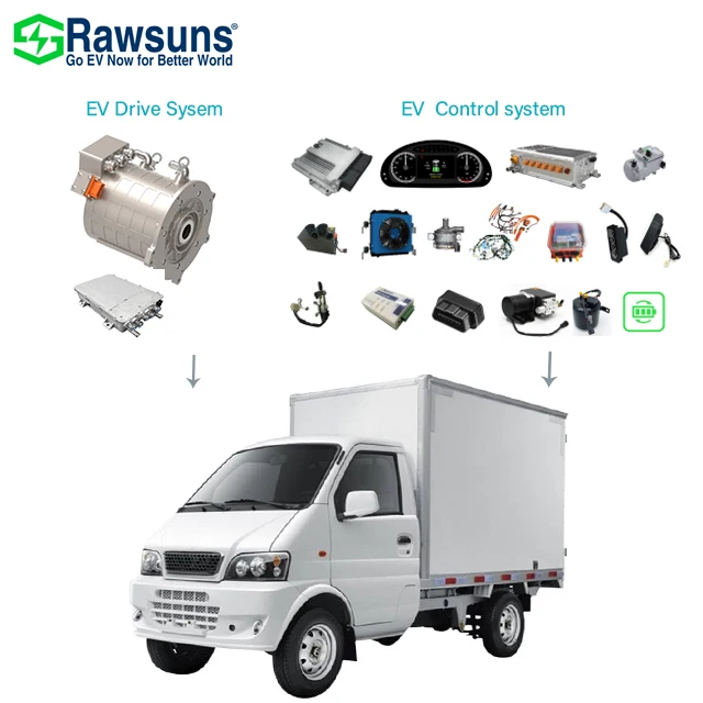 Rawsun EV Motor EV Conversion Kit Change diesel Vehicle to Electric Vehicle peak 20kw 25kw 50kw 80kw 90kw 120kw 150kw