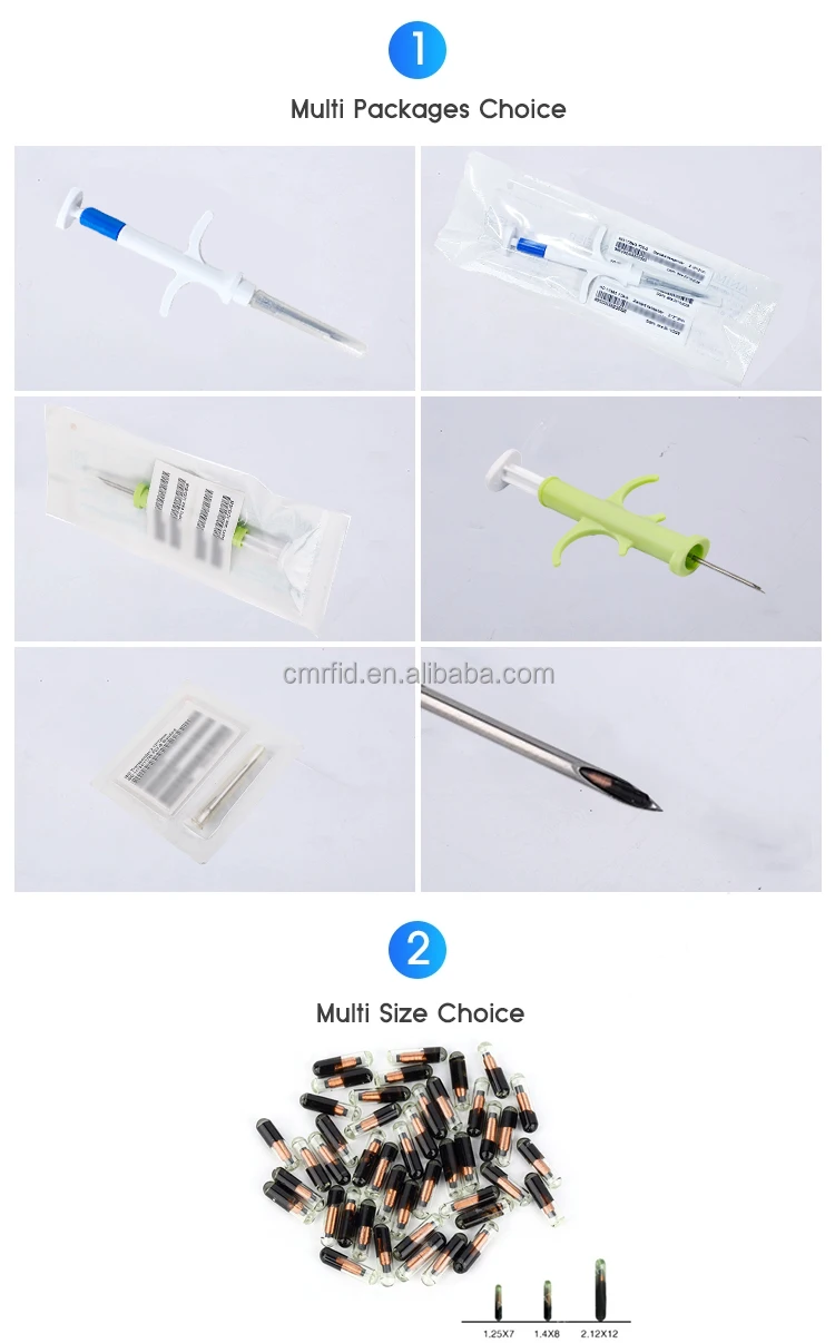 Cmrfid Rfid Microchip And Syringe Injectable Pet Id Animal Horse ...