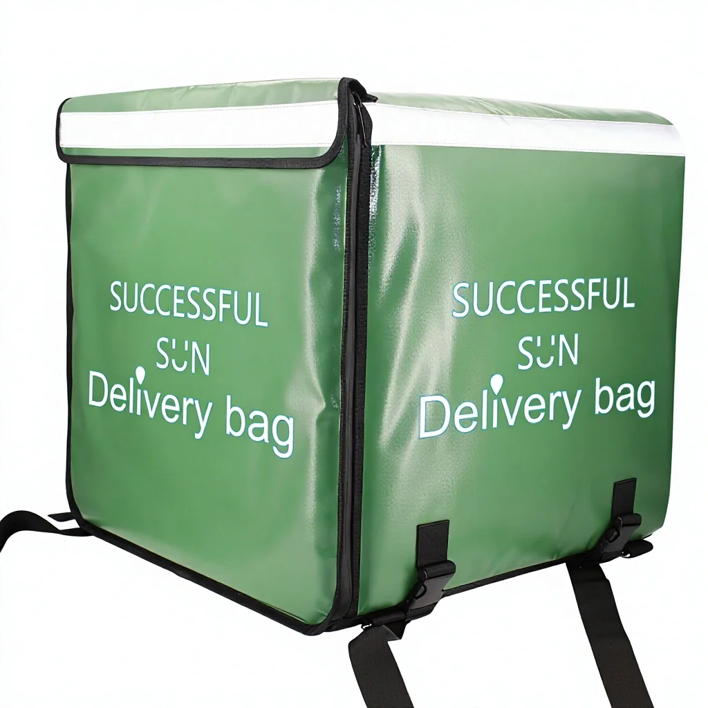 Motorcycle  Food Delivery Bag Large Capacity 70L Insulated Waterproof Cooler Bag with Zipper Closure