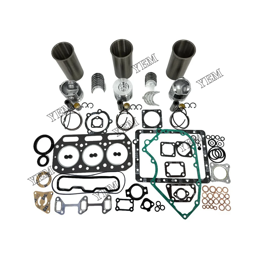 Overhaul Kit With Bearing Set Fit for Yanmar 3T75HLE Engine