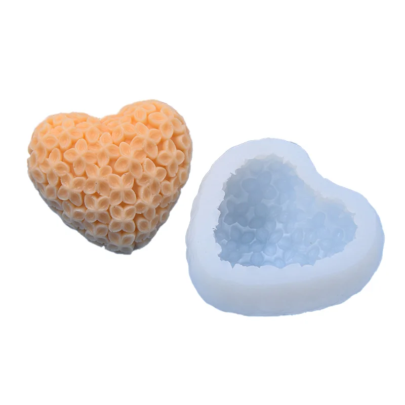 Love Shaped Flower Silicone Mold DIY Cake Tools for Baking and Decorating for Personalized Cakes