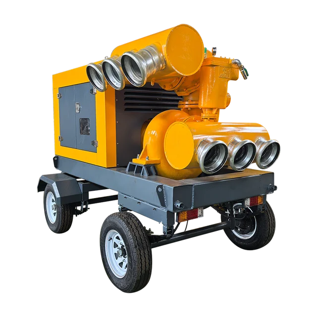 Factory best-selling large displacement diesel engine flood prevention self suction pump